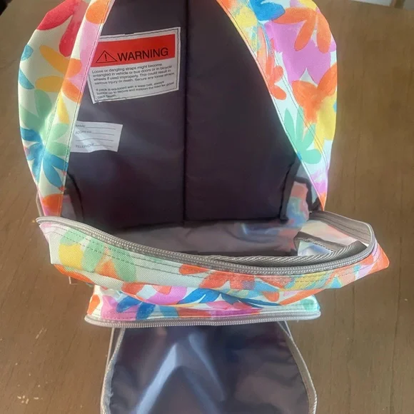L.L. Bean Floral Backpack - Picture 3 of 4